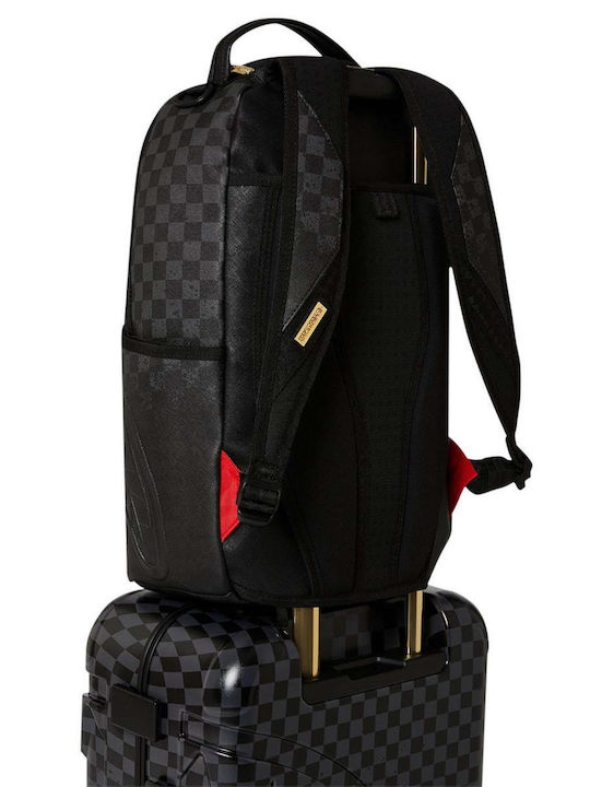 Sprayground Spritz Koffer Kabine Hart Schwarz mit 4 Räder Höhe 54,6cm