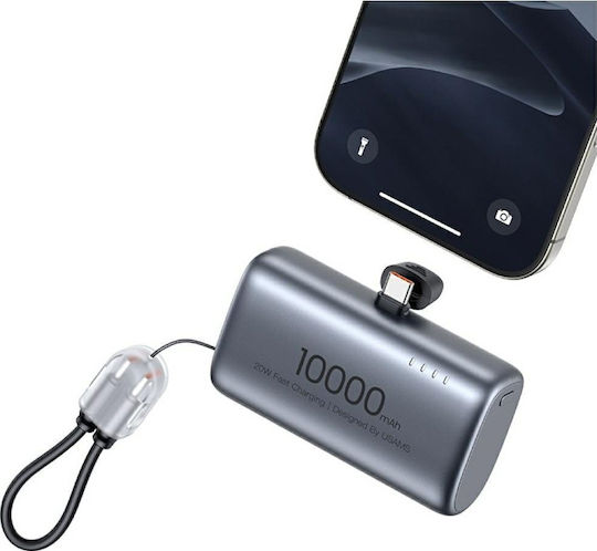 Usams PB82 Power Bank 10000mAh 20W Power Delivery Gray