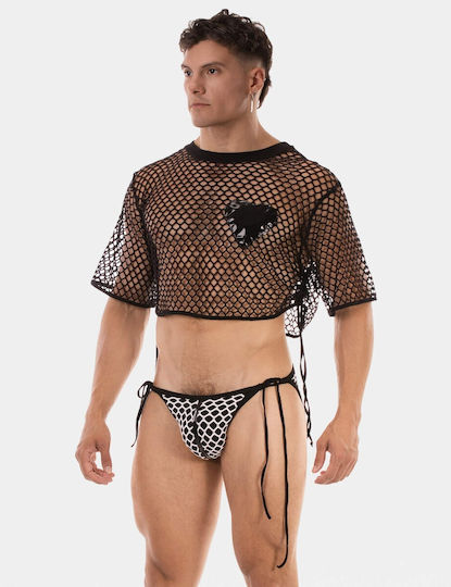 Barcode Berlin Sexy Ανδρικό Top Μαύρο