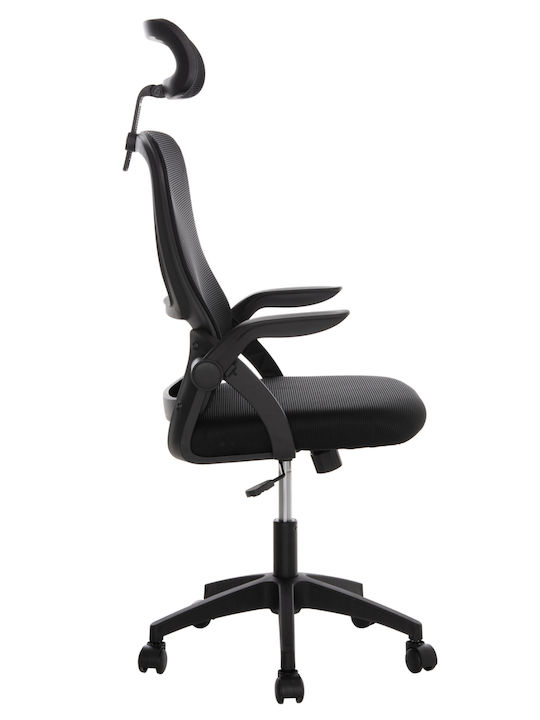 HomeMarkt Blazer Executive Chair with Recline and Adjustable Arms Black