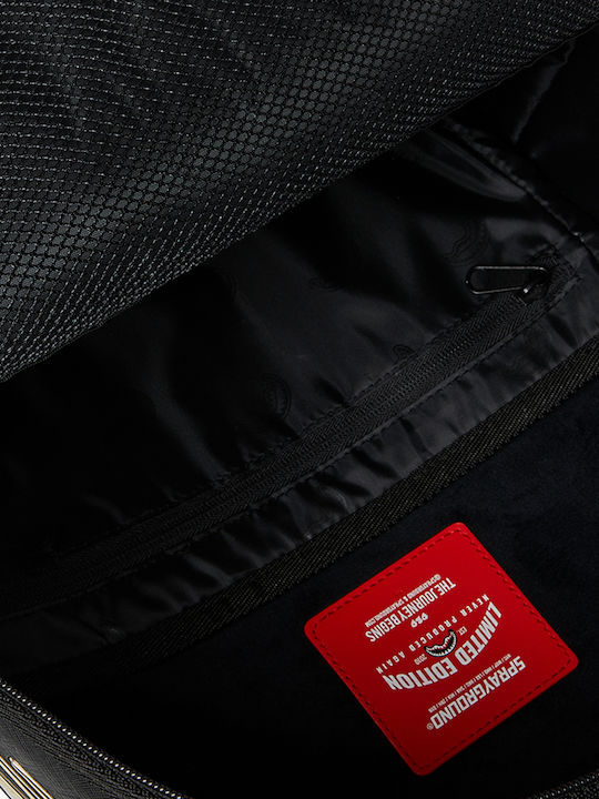Sprayground Dlxsv Σχολική Τσάντα Πλάτης Μαύρη