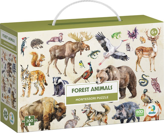 Dodo Puzzles Montessori Forest Animals 200pcs