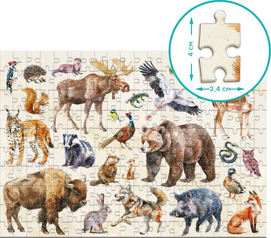 Dodo Puzzles Montessori Forest Animals 200pcs
