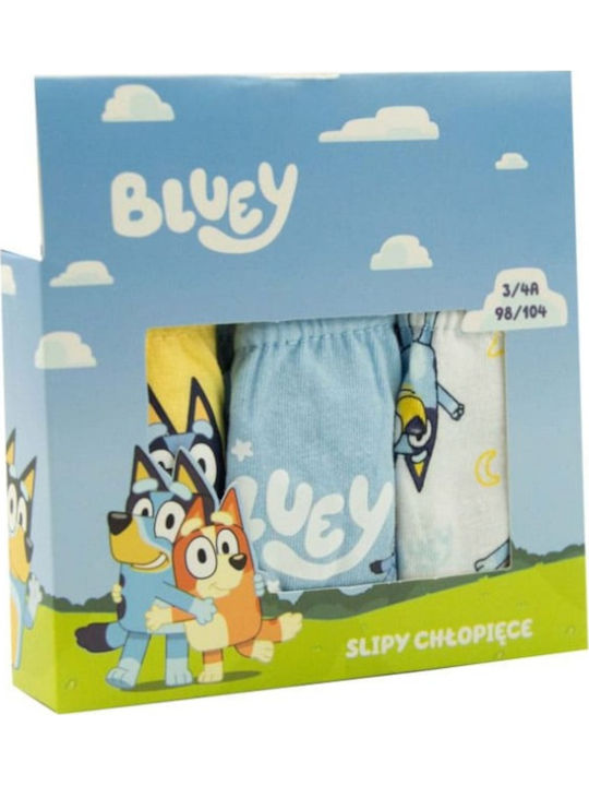 Bluey Παιδικό Σετ με Βρακάκια Blue 3τμχ