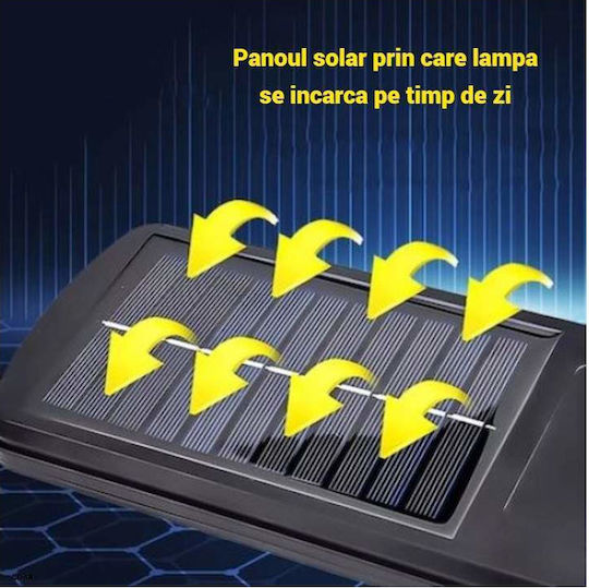 Lampă Solară Stradală cu Fotocelulă și Telecomandă IP65