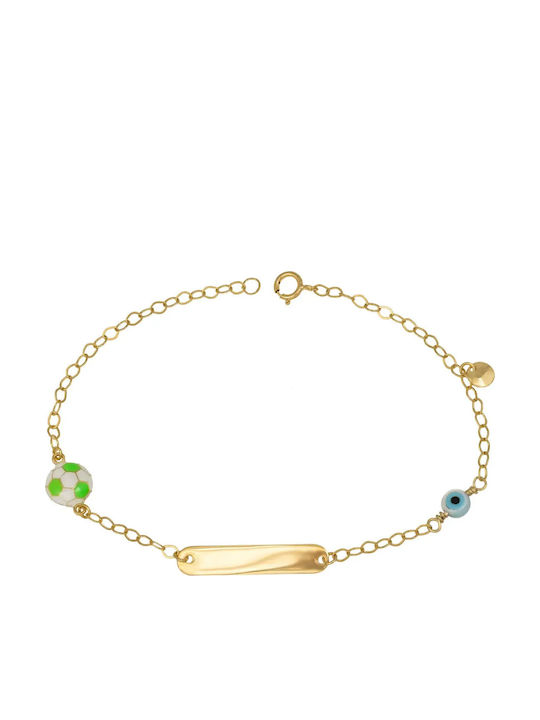 Gold 9K ID Bracelet