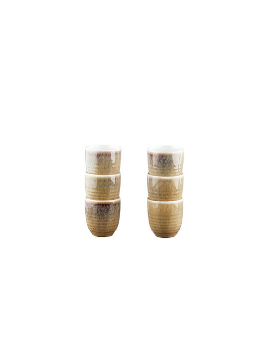 Björn Cană Ceramică Bej 150ml 6buc