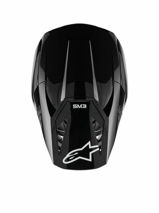 Alpinestars SM3 бял гланц Мотоциклетна каска Мотокрос DOT / ECE 22.06 1060гр