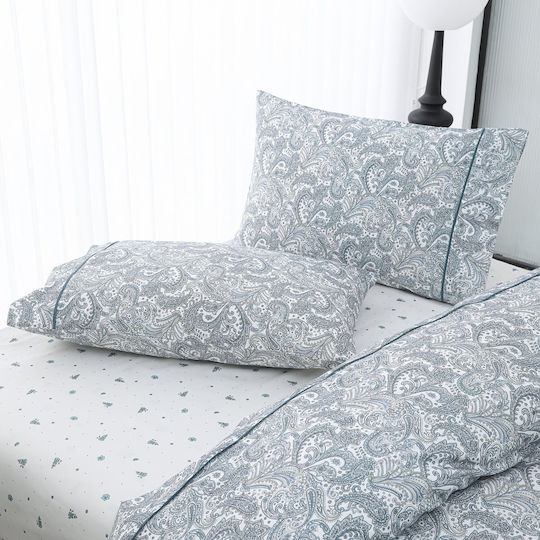 Liolios Home Σετ Υπέρδιπλο 4τμχ 245x270εκ. Γκρι Liolios Home Σετ Υπέρδιπλο 4τμχ 245x270εκ. Γκρι