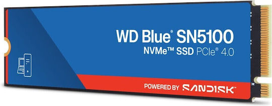 Western Digital SN5100 SSD 4TB τύπου M.2 με σύνδεση PCI Express 4.0 (PS5 Compatible) WDS400T5B0E-00CPE0