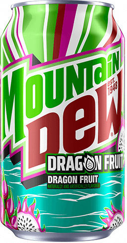 Mountain Dew Energy Drink Dragon Fruit with Carbonation 26-1494 355ml