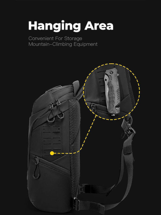 Herrentasche Sling Schwarz