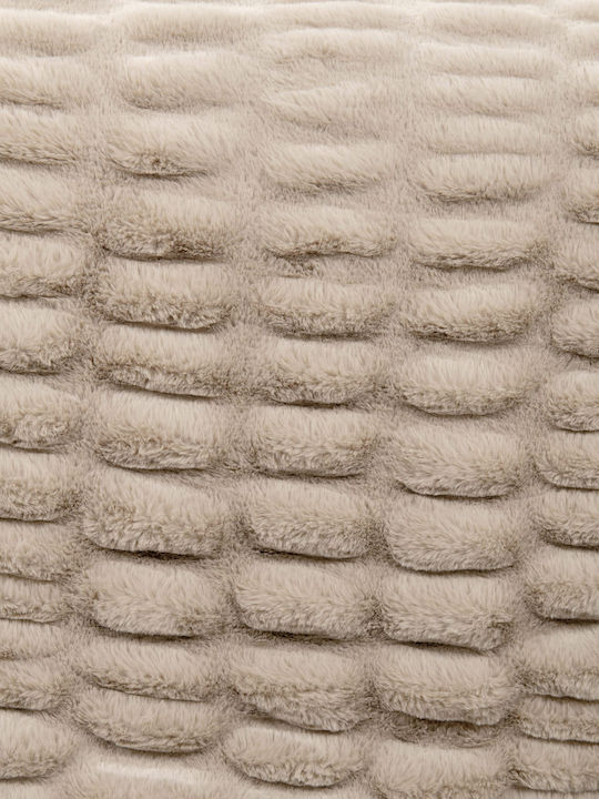Nima Mossy Κουβέρτα Υπέρδιπλη 220x240εκ. Mossy Beige