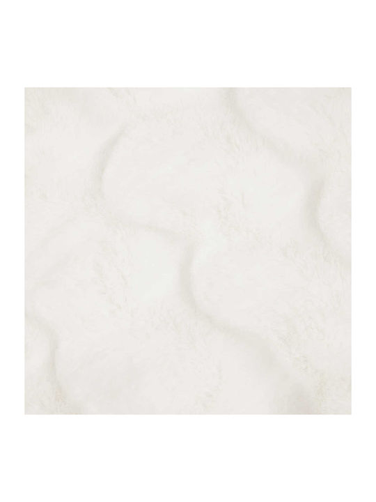 vidaXL Pelzige Decke Übergröße 220x240cm Weiß