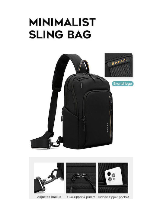 Herrentasche Sling Schwarz