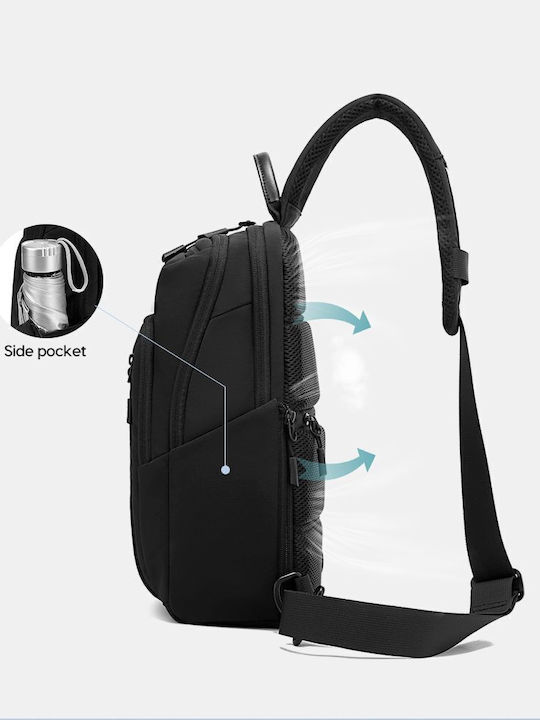 Herrentasche Sling Schwarz