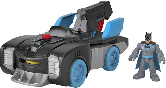 Φigură de acțiune Batman Imaginext Dc Super Friends Vehicle Bat-tech Batmobile cu lumină