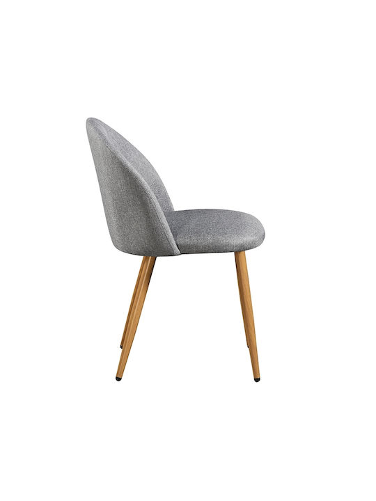 Rio Dining Room Fabric Chair Natural / Grey 56x52x75cm