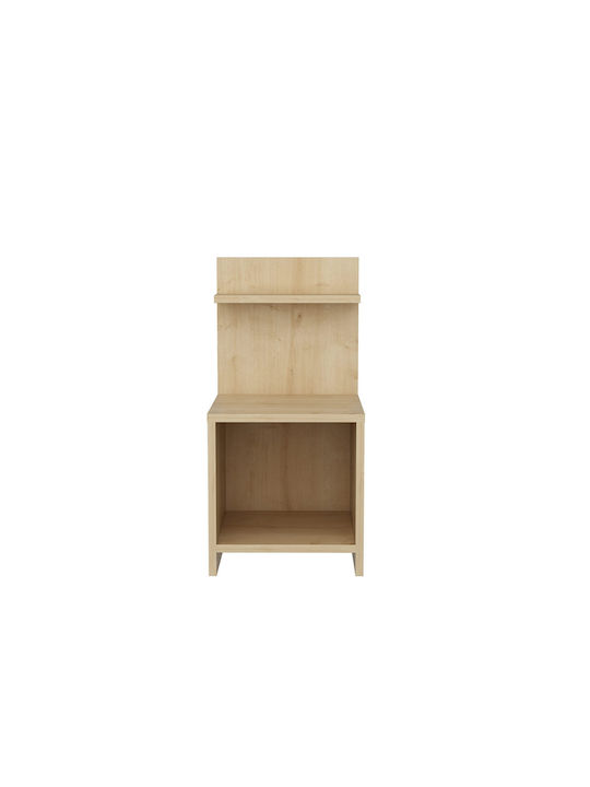 Bedside Table Ulman Wooden Beige 35x37x72cm GP052-0212 1