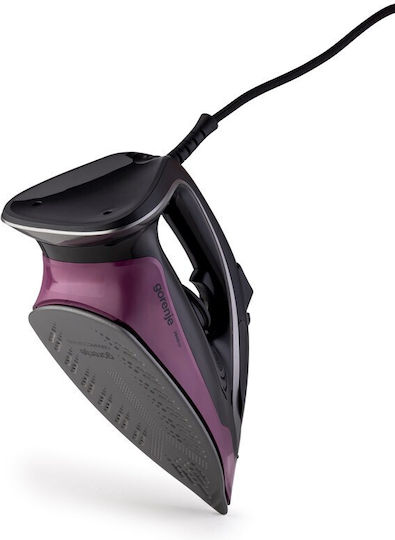 Gorenje SIK2800BKv Steam Iron 2800W with Ceramic Plate and Continuous Steam Supply 50g/min