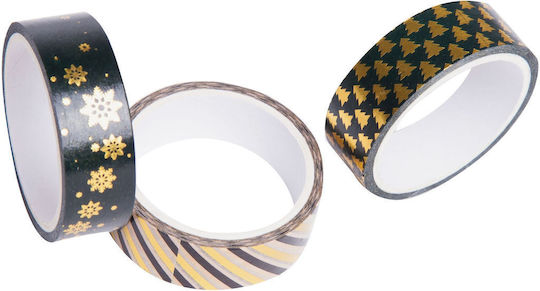 Kunst Glamour Decorative Adhesive Tape Set 3 Pcs 500x1.5 Cm