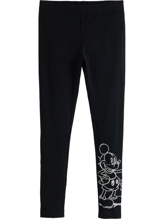Kids Legging Long Black Mickey