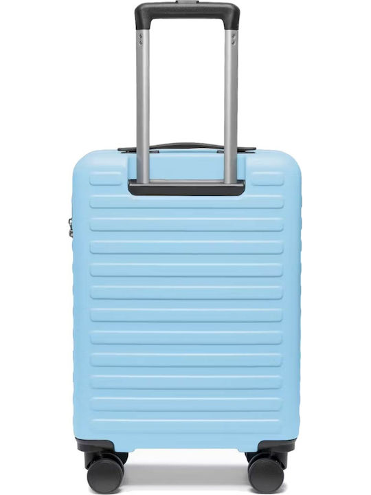 Puccini Munich Cabin Hard Suitcase Blue with 4 Wheels Height 53.5cm