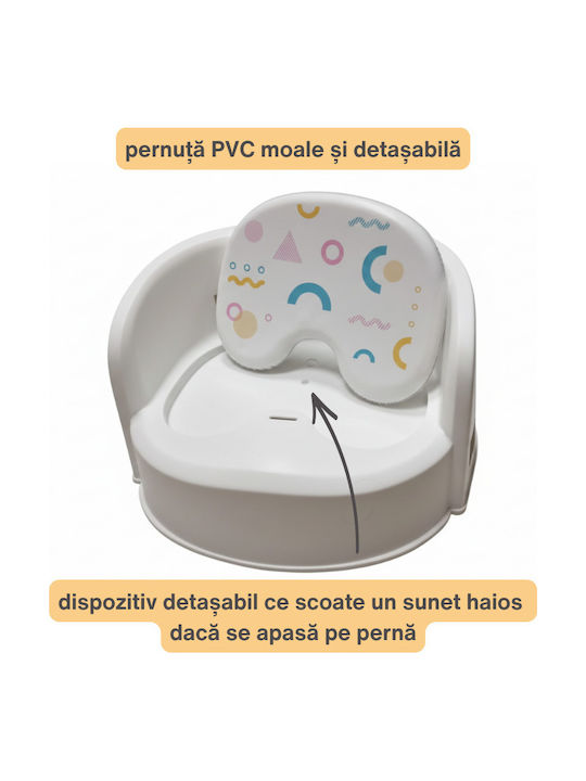 Kidizi Scaun portabil pentru masă Scaun de masă Plastic pentru președinte