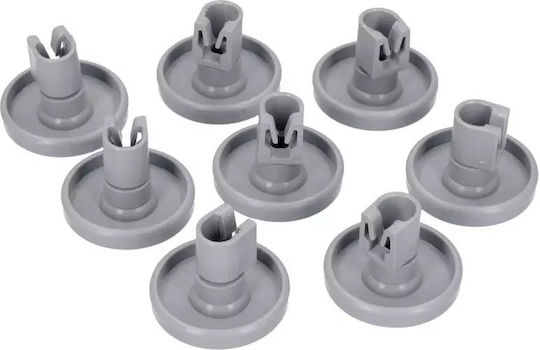 Rack Wheels Dishwasher Aeg Set 8pcs