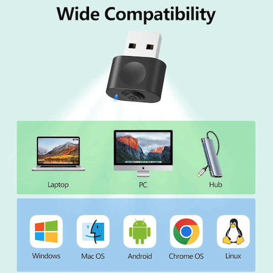 Usb Симулатор Wmj01 Mouse Jiggler 3 Режима Черен – Предотвратява Заспиване На Системата