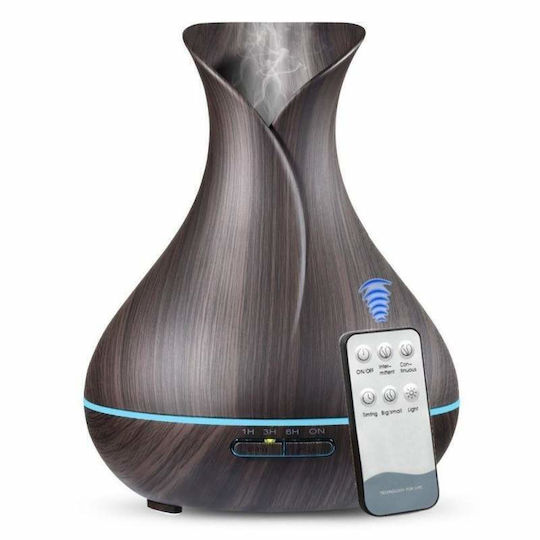 Siks Luftbefeuchter Fernbedienung Ultraschall Aromatherapie Diffusor Dunkles Holz Farbe