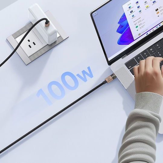 Mcdodo USB 2.0 Kabel USB-C männlich - USB-C 100W Gold 1.2m