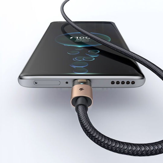 Mcdodo Редовна USB 2.0 Кабел USB-C мъжки - USB-A мъжки 66W Златист 1.2м
