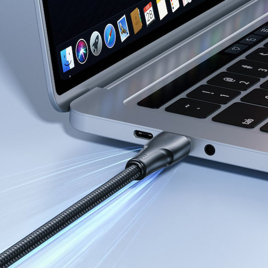 Joyroom USB 2.0 Cable USB-C male - USB-C 60W PD Μαύρο 0.25m USB-C 0.25m black