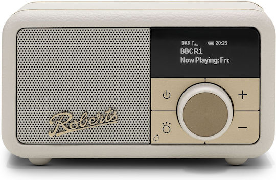 Roberts Revival Petite 2 Portable Radio Rechargeable DAB+ with Bluetooth Cream