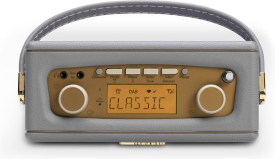 Roberts Revival Uno Φορητό Ραδιόφωνο DAB+ με Bluetooth Γκρι