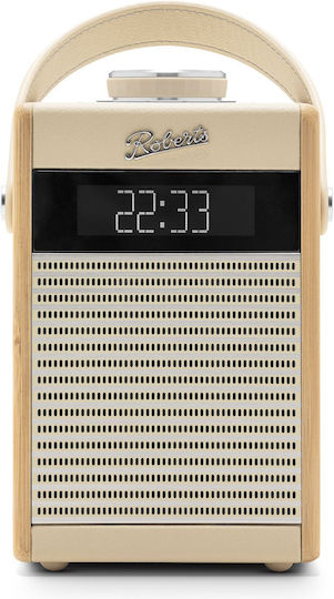 Roberts Rambler Midi Portable Radio Rechargeable DAB+ with Bluetooth Pastel Cream