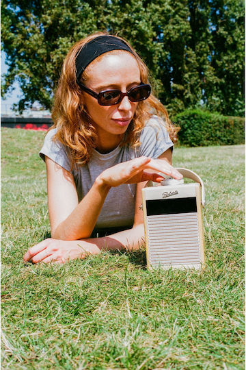 Roberts Rambler Midi Portable Radio Rechargeable DAB+ with Bluetooth Pastel Cream
