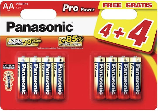 Panasonic Pro Power Алкални Батерии AA 1.5V 8бр 00235849
