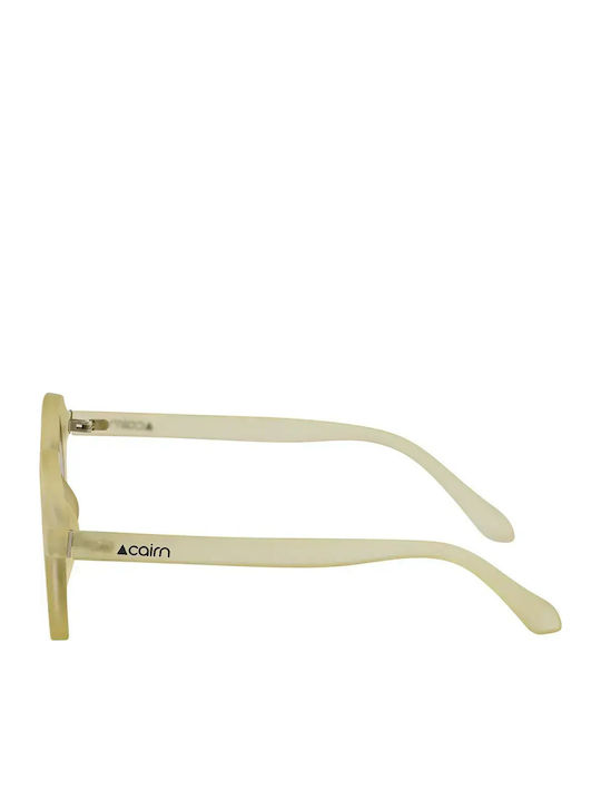 Cairn Unisex Sonnenbrille mit Beige Kunststoff Gestell und Braun Linse LWHEXA-03