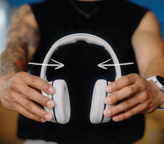 Skullcandy Crusher 540 Active Bluetooth Wireless Over Ear Headphones Concrete