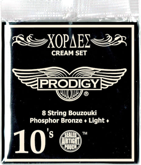 Prodigy Set of Phosphor Bronze Strings for Bouzouki 10 - 28"
