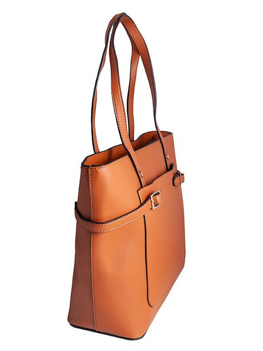 Set Women's Shoulder Handbag Crossbody Tabac Brown