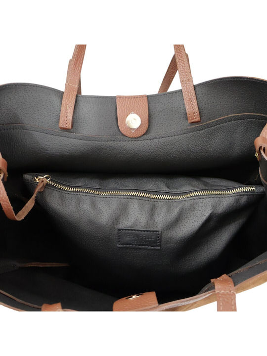 Damentasche Schulter Handtasche Wildleder Braune