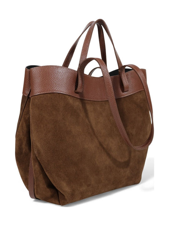 Damentasche Schulter Handtasche Wildleder Braune