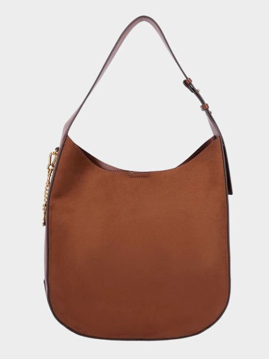 Γυναικεία Hobo Τσάντα Suede Καφέ
