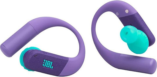 JBL Endurance Peak 4 In-ear Bluetooth Handsfree Ακουστικά με Αντοχή στον Ιδρώτα και Θήκη Φόρτισης Μωβ