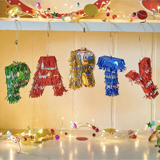 Mini Pinata De Petrecere Set Accesorii Petrecere Flippy 5 Piese Din Hârtie Creponată Carton Pinata De Petrecere 61 X 43 X 8 Cm Multicoloră