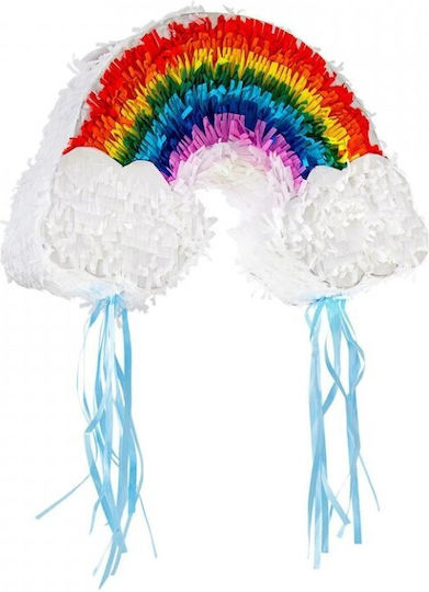 Pinata Petrecere Curcubeu Flippy Din Hârtie Carton Petrecere Pinata 45 X 28 X 9 Cm Multicoloră