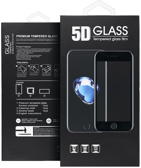 5D 0.33mm Vollkleber Vollflächig gehärtetes Glas Schwarz (Honor 400)